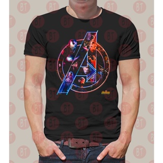 Marvel Avengers Superhero Infinity War Logo Thanos Iron Man Captain America Black Panther Spiderman T-Shirt_08