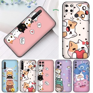 เคสโทรศัพท์มือถือนิ่ม ลายสัตว์น่ารัก สําหรับ Realme C25 C25Y C25S C35 C30 C30S C31 C33