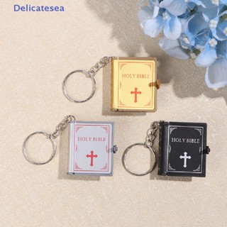 [Delicatesea] พวงกุญแจไม้กางเขน รูปคัมภีร์ไบเบิล สําหรับตกแต่งบ้าน