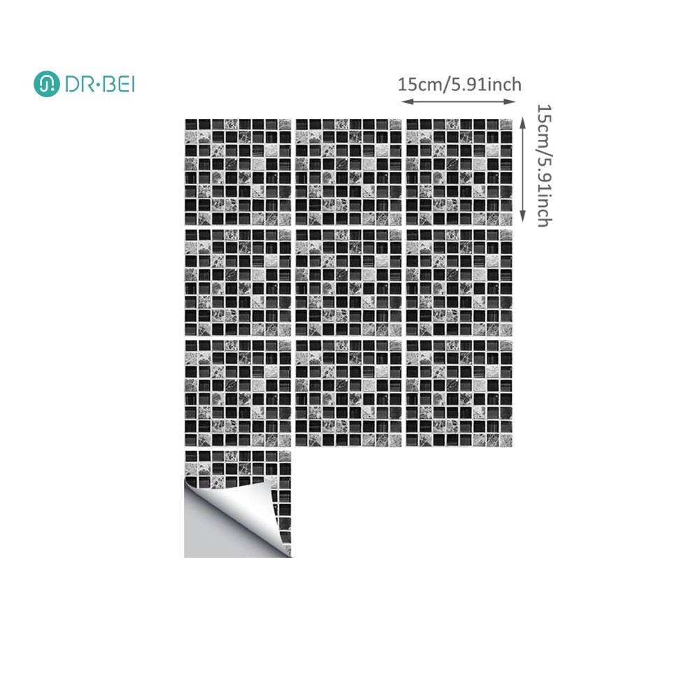 dr-bei-สติกเกอร์กระเบื้องโมเสค-สีดํา-สําหรับตกแต่งผนังห้องครัว-ห้องน้ํา-พื้น-10-ชิ้น