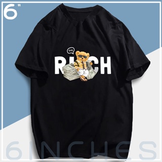 TEDDY BEAR Yes RICH TSHIRT COTTON UNISEX ASIA SIZE HD HIGH QUALITY_02