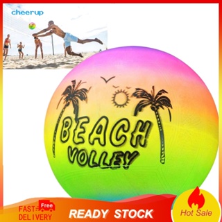 Cheerst เกมวอลเลย์บอลพองลม สีรุ้ง ของเล่นชายหาด ฤดูร้อน สําหรับเด็ก