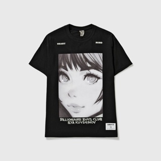 เสื้อยืดแขนสั้น พิมพ์ลาย Billionaire Boys Club x Ilya Kuvshinov Face สําหรับผู้ชาย HBX