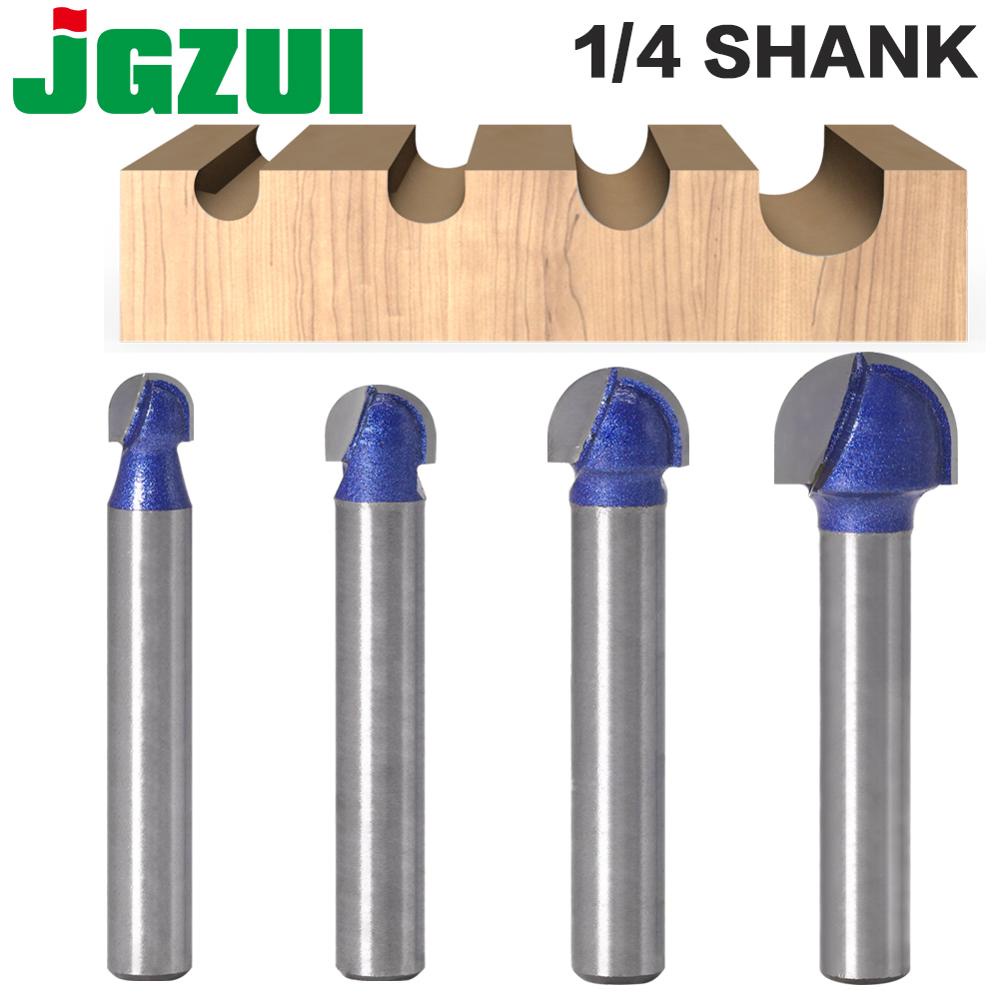 oad 1pcs 1/4 ″Shank Professional ระดับจมูก Router Bits ชุด End Mill รอบ ...