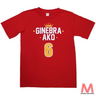 Yuanl5 {พร้อมส่ง XS-6XL} Ginebra Ako Scottie Thompson #เสื้อยืดแขนสั้น พิมพ์ลาย Pba 6 Pba พลัสไซซ์ เหมาะกับของขวัญวันเกิ