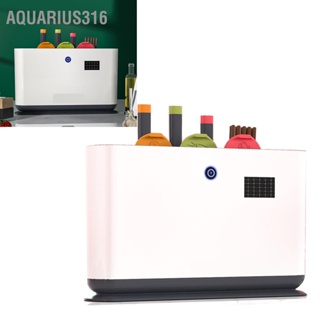  Aquarius316 บล็อกมีดไฟฟ้ารังสีอัลตราไวโอเลตทุกรอบทำความสะอาดมีดตะเกียบที่วางเขียงเครื่องใช้บนโต๊ะอาหาร