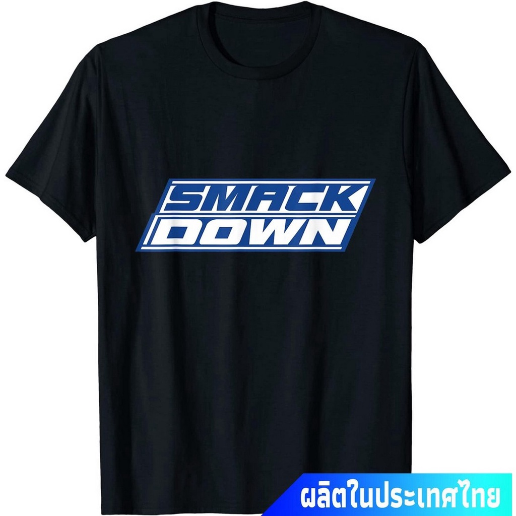 เสื้อยืดพิมพ์ลายแฟชั่น-มวยปล้ำอาชีพ-มวย-มวยปล้ำลีก-อเมริกา-wwe-smackdown-retro-graphic-t-shirt-คอกลม-แฟชั่น-ผ้าฝ้ายแท้