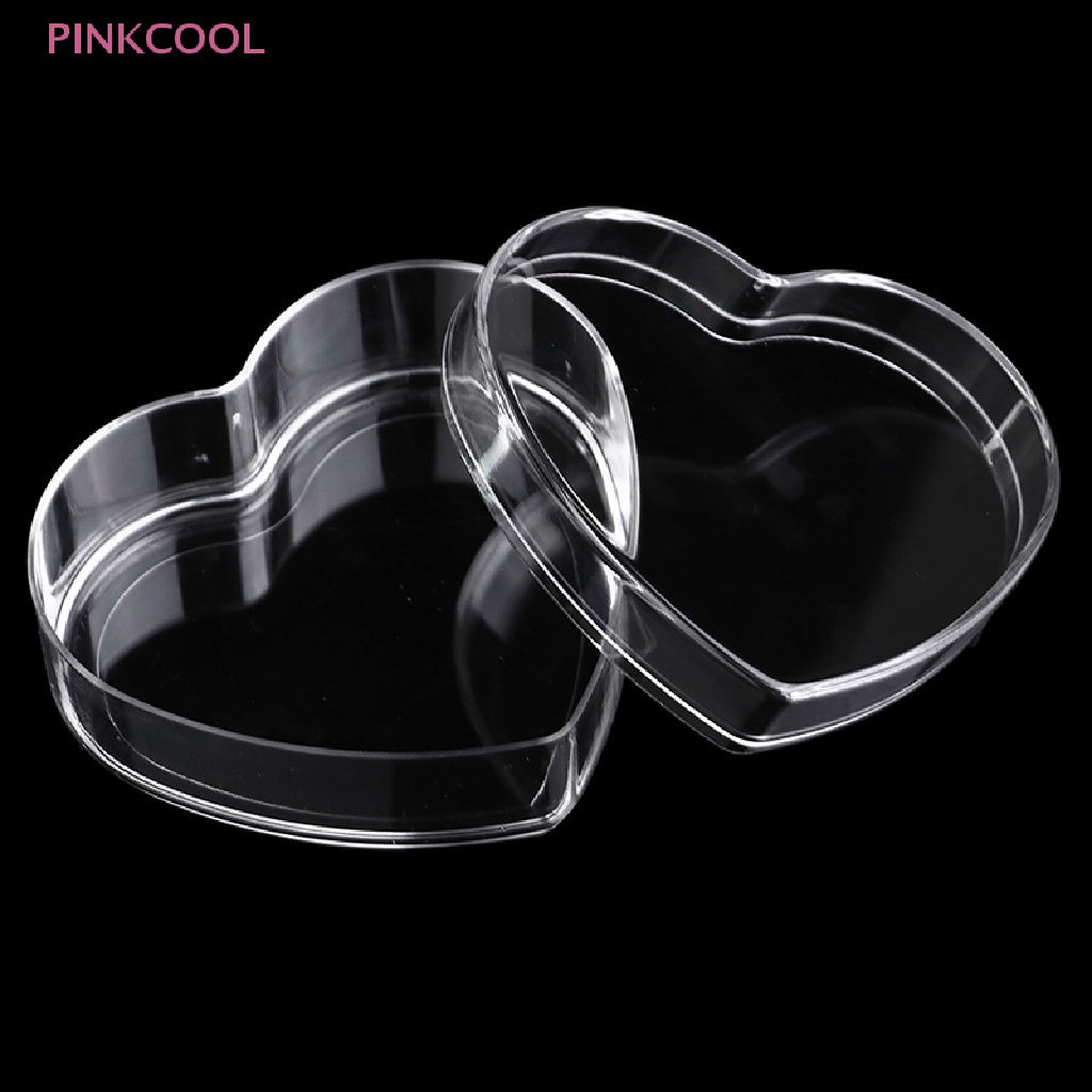 pinkcool-ขวดเปล่า-รูปหัวใจ-กล่องขนม-บรรจุภัณฑ์-ขวดโหล-เล็บ-ศิลปะ-ที่เก็บเครื่องสําอาง-ขายดี