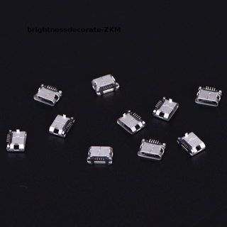 [Brightdecorate] ซ็อกเก็ตชาร์จ Micro USB 5pin B type ตัวเมีย สําหรับเชื่อมต่อ 5 pin 10 ชิ้น [TH]