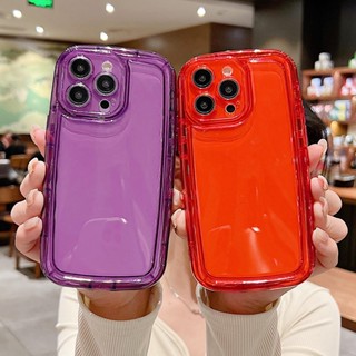 เคสโทรศัพท์มือถือแบบนิ่ม ใส กันกระแทก สีแคนดี้ สําหรับ Realme C53 C25y C21y C25s C25 C20 C17 C15 C12 C11 2021