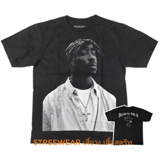 [S-5XL] เสื้อยืด 2pac tupac shakur hiphop t-shirts