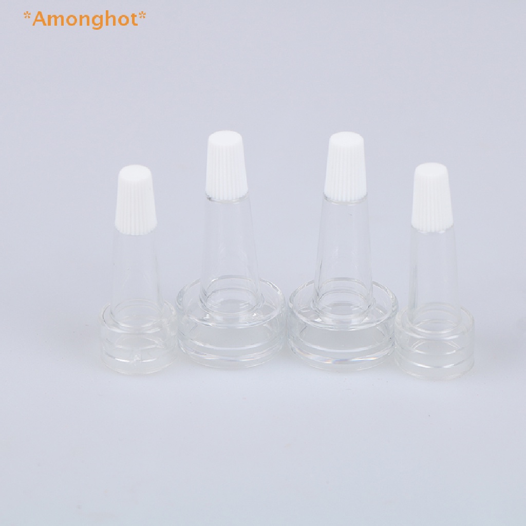 amonghot-gt-หลอดซิลิโคนใส-สําหรับบีบีครีม-เซรั่ม-10-ชิ้น