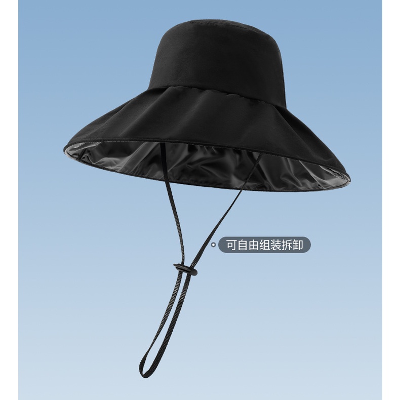 หมวกบังแดดไวนิล-พลาสติก-ป้องกันรังสียูวี-สามารถพับได้-เหมาะกับฤดูร้อน-สไตล์ชาวประมง-สําหรับผู้หญิง