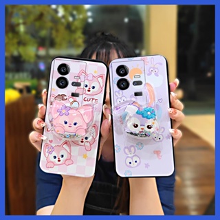 Silicone Cartoon Phone Case For VIVO IQOO11 Pro/V2254A Cute Dirt-resistant New Arrival glisten Durable phone stand holder