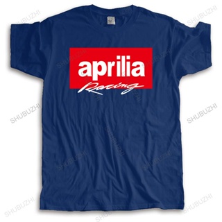 Homme Casual T เสื้อ Aprilia Racing เสื้อยืดรถจักรยานยนต์รถจักรยานยนต์แฟชั่น Biker ของขวัญ Mens Unisex แฟชั่นคลาสสิก Tee