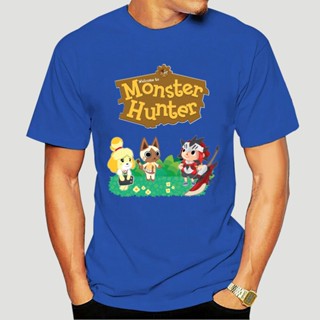 เสื้อยืด พิมพ์ลาย Welcome to Monster Hunter สําหรับผู้ชาย 6302X_03