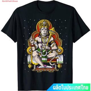 เสื้อยืดผู้ เสื้อยืดโอเวอร์ไซส์เสื้อยืดcalandfashionประเทศไทย หนุมาน พระพุทธเจ้า เทพเจ้าลิง Hanuman Hindu God Hinduism M