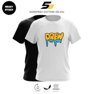 LimaBintang.my Drew 1 Baju Jersey Tshirt Unisex Men Women Lelaki Perempuan  T Shirt Microfiber SS0422_03