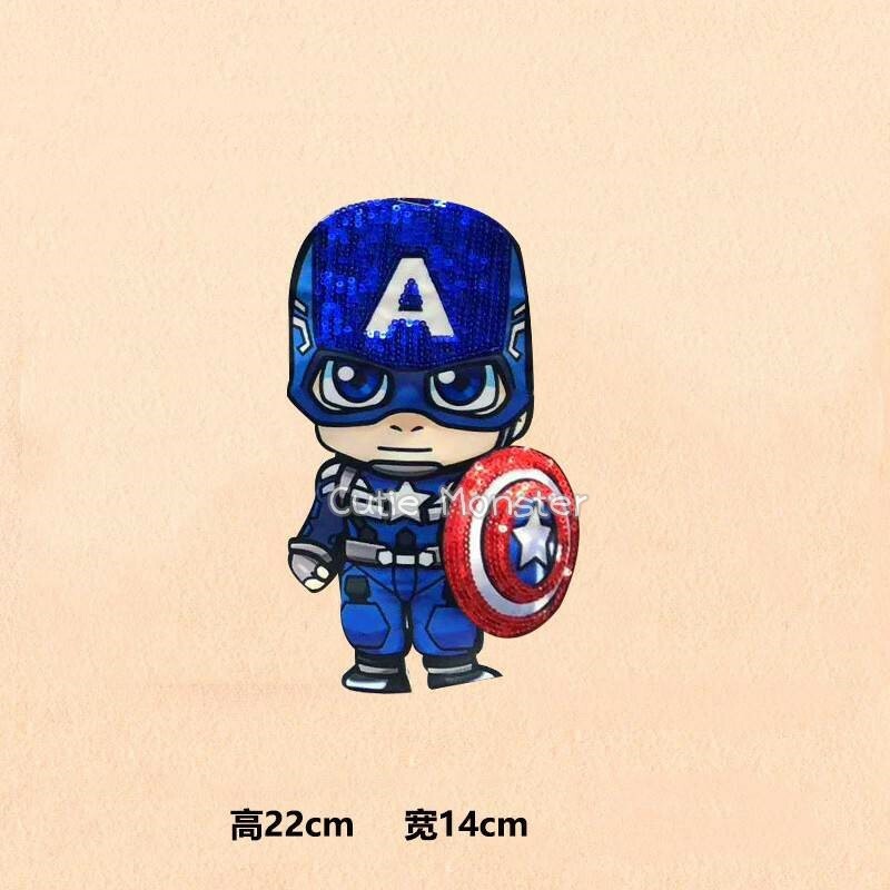 เสื้อยืด-captain-america-สีเหลือง-มีไฟกระพริบ-09