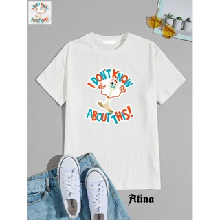 TOY STORY 4 FORKY I DONT KNOW ABOUT THIS AESTHETIC MINIMALIST TSHIRT COTTON FOR KIDS&amp;ADULT_05