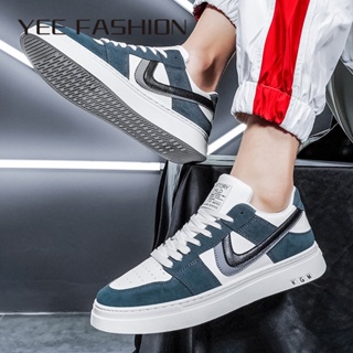 YEE Fashion รองเท้า ผ้าใบผู้ชาย ใส่สบาย ใส่สบายๆ สินค้ามาใหม่ แฟชั่น ธรรมดา เป็นที่นิยม ทำงานรองเท้าลำลอง TZ23021001