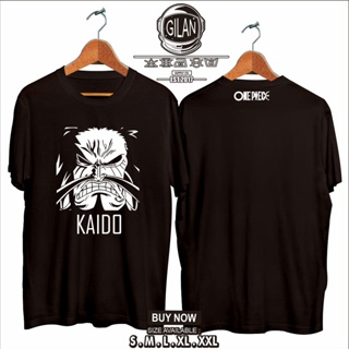 White T-Shirt-Hyakujunokaidoyonkobeast Anime One Piece T-Shirt-Gilan_01