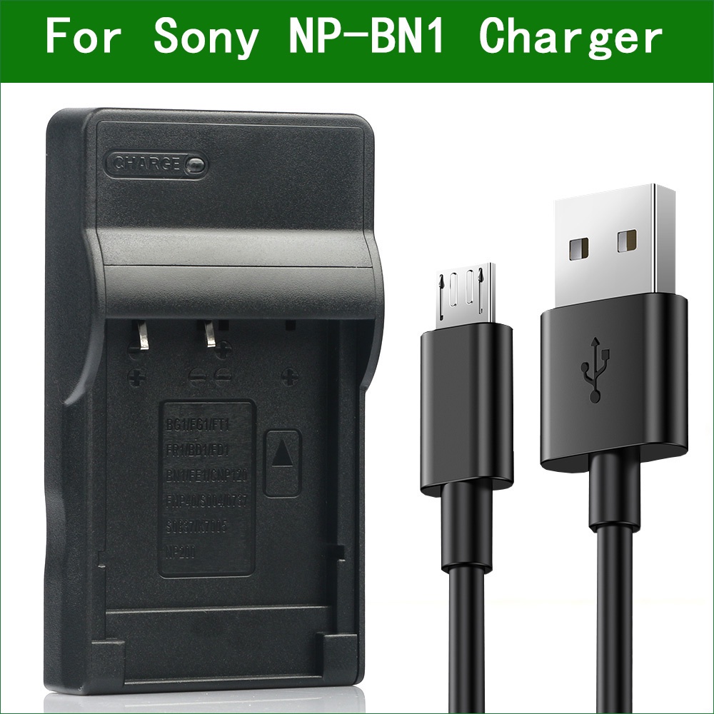 อุปกรณ์ชาร์จ USB สําหรับ Sony NP-BN1 NPBN1 BC-CSN and Cyber-shot DSC ...
