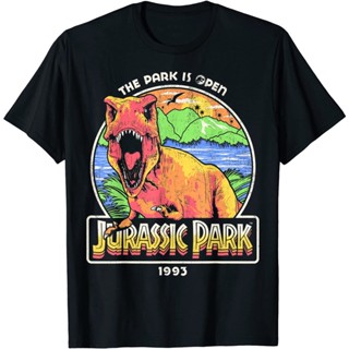 Jurassic Park T-Shirt 1993 The Park Is Open Jurassic Park Logo T-Shirt_03