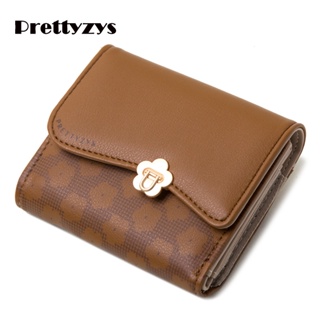 Wallet Prettyzys 2023 Fashion Korean Pu Leather Short For Women