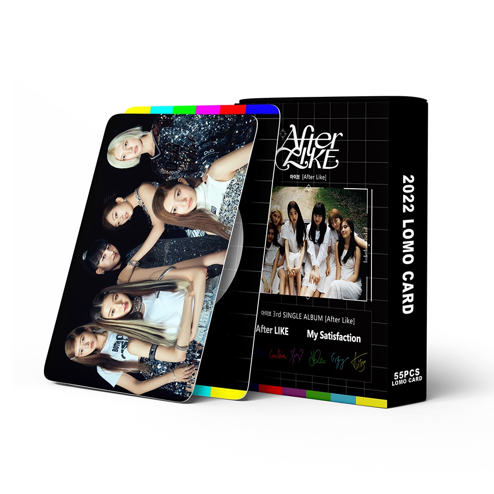 โปสการ์ดโลโม่-อัลบั้มรูป-ive-after-like-photocards-2023-seasons-greeting-lomo-cards-rei-liz-yujin-wonyoung-gaeul-leeseo-kpop-55-ชิ้น-ต่อกล่อง