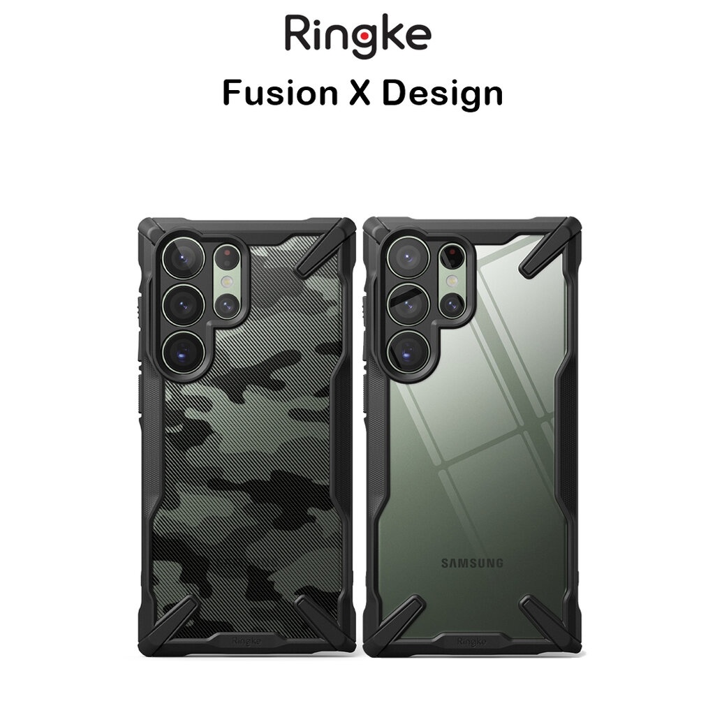 ringke-fusion-x-design-เคสกันกระแทกเกรดพรีเมี่ยมจากเกาหลี-เคสสำหรับ-galaxy-s23plus-s23ultra-ของแท้100