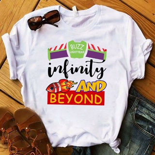 Printed Top Tshirt Female Tee Shirt Ladies Clothes T-shirt Women T Womens Graphic Toy Story To Infinity and Beyond _05