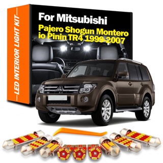 ชุดหลอดไฟ Led แคนบัส 11 ชิ้น สําหรับ Mitsubishi Pajero Shogun Montero io Pinin TR4 1999-2004 2005 2006 2007