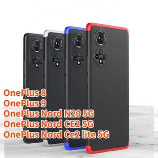 Gkk เคสโทรศัพท์มือถือ พลาสติกแข็ง บางมาก สําหรับ OnePlus 8 OnePlus 9 OnePlus Nord CE2 lite 5G OnePlus Nord N20 5G OnePlus Nord CE2 5G 3 in 1
