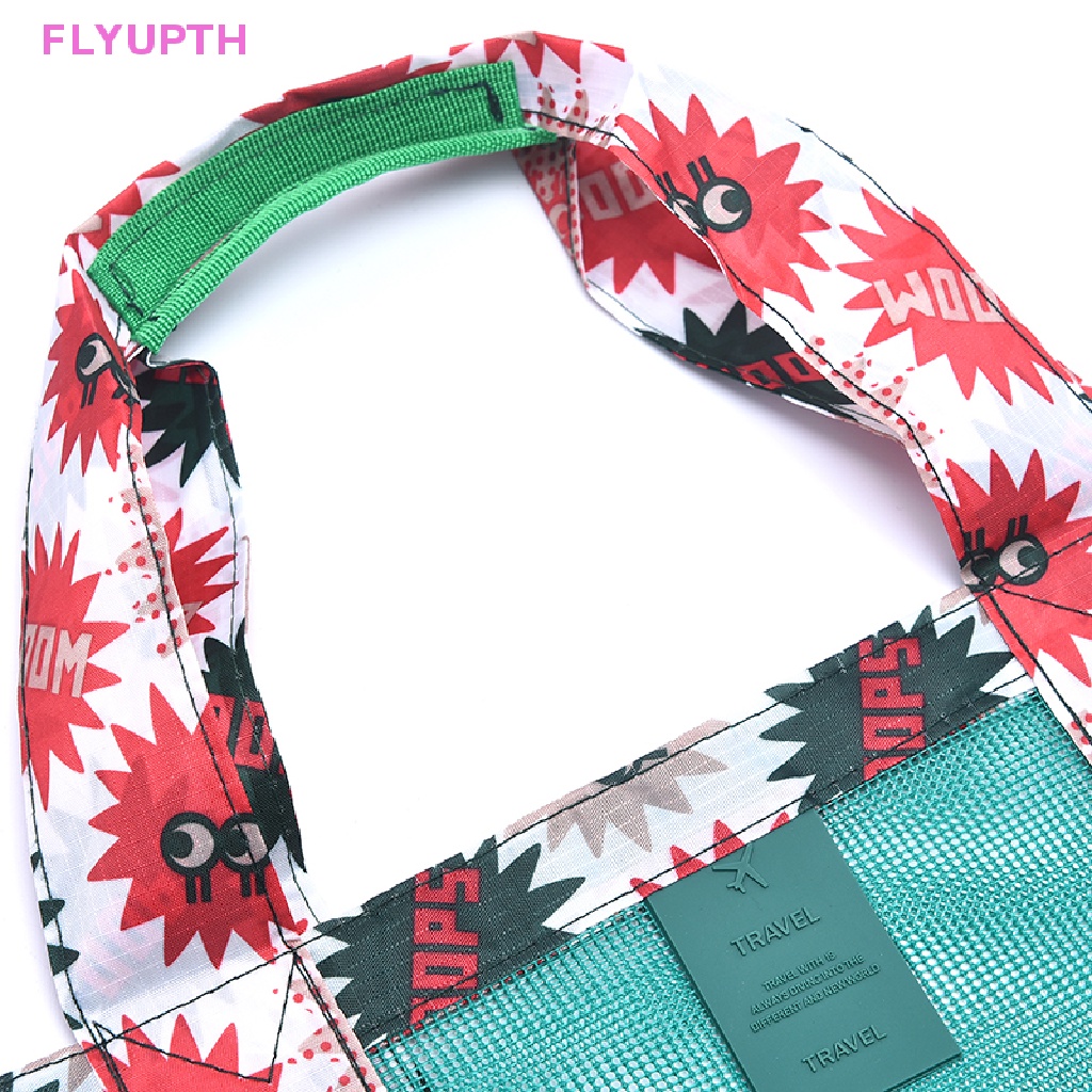 flyup-กระเป๋าสะพายไหล่-กระเป๋าช้อปปิ้ง-ผ้าตาข่าย-เหมาะกับเดินชายหาดกลางแจ้ง