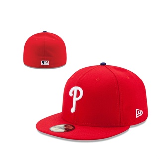 Philadelphia Phillies หมวกบังแดด ผ้าฝ้าย ปักลาย สําหรับผู้ชาย และผู้หญิง