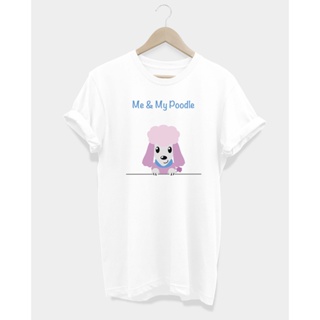 เสื้อยืดลายหมา พุดเดิ้ล Me & My Poodle_01