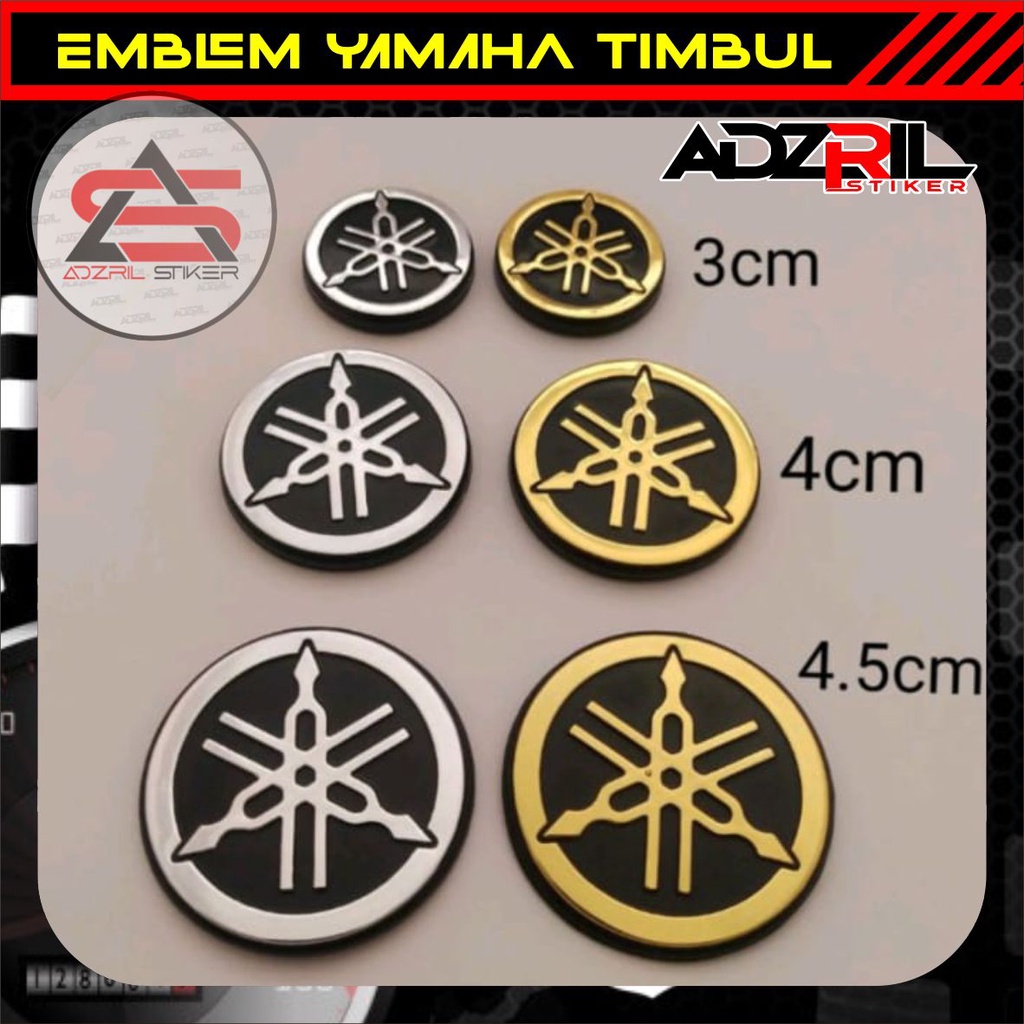 ตราสัญลักษณ์-ลายนูน-สําหรับ-yamaha-forktala-logo-yamaha-byson-emblem-yamaha-mio-emblem-yamaha-n-max-emblem-yamaha-emblem-yamaha-nuvo-emblem-yamaha-vega-r-emblem