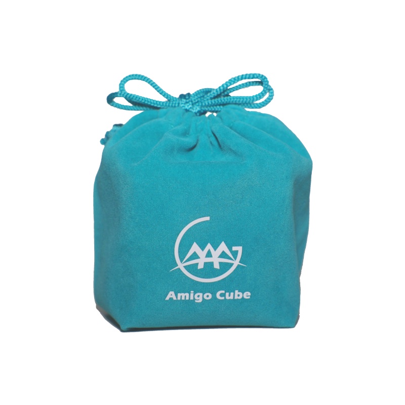 amigocube-กระเป๋าทรงลูกบาศก์-สีฟ้าอ่อน-พร้อมถุงโลโก้-ปกป้องลูกบาศก์ของคุณอย่างมีประสิทธิภาพ