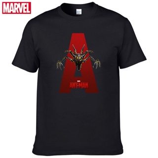 เสื้อยืดผ้าฝ้าย 100% พิมพ์ลาย Marvel The Avengers Ant Man ระบายอากาศ ใส่สบาย แฟชั่นฤดูร้อน สําหรับผู้ชาย 167_08