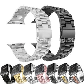 สายนาฬิกาข้อมือโลหะ สําหรับ Smart Watches Series Ultra 8 7 6 SE 5 4 3 2 1 ขนาด 49 มม. 41 มม. 45 มม. 44 มม. 42 มม. 40 มม. 38 มม.