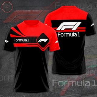 เสื้อยืดโพลีเอสเตอร์ พิมพ์ลาย Fanmade Formula 1 Racing F1 3D ไซซ์ S-5XL