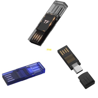 Bt 2 in 1 อะแดปเตอร์ Type C USB 3.0 เป็น SD TF สําหรับแล็ปท็อป โทรศัพท์มือถือ OTG Cardreader