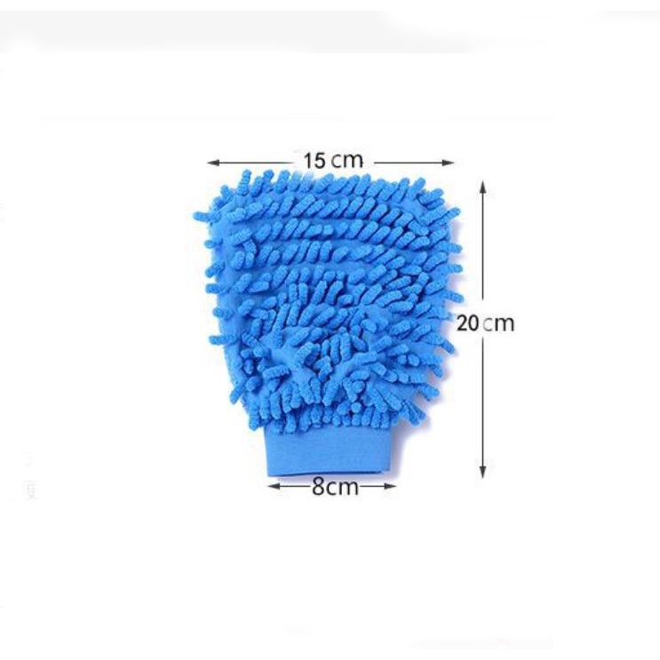 ถุงมือไมโครไฟเบอร์-chenille-ผ้าขนหนูทําความสะอาด-เศษผ้า-ผู้ช่วยทําความสะอาดรถยนต์