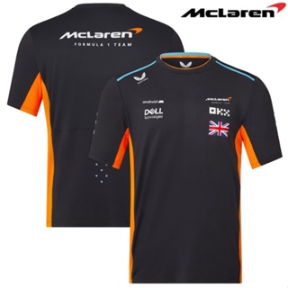 ใหม่ล่าสุด เสื้อกีฬาแขนสั้น ลายทีมแข่งขัน F1 Mclaren F1 และเสื้อยืด เหมาะกับฤดูร้อน สําหรับผู้ชาย และผู้หญิง 2023