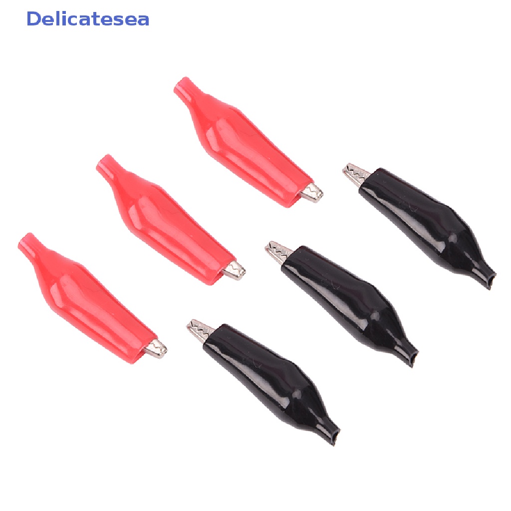 delicatesea-คลิปปากจระเข้-โลหะ-ขนาดเล็ก-สําหรับทดสอบไฟฟ้า-10-ชิ้น