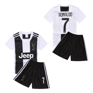 * เสื้อฟุตบอล * ข้อเสนอพิเศษ2018-19บาร์เซโลนาเมสซี่โรนัลโด้ชุดฟุตบอลเด็กชุดทีมกีฬาชายหญิงขนาดใหญ่กลางและเล็ก
