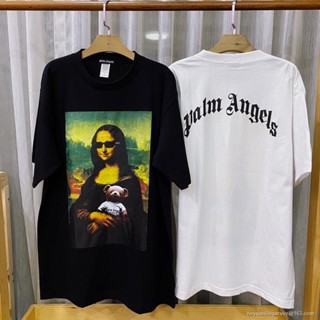 GP เสื้อยืด Palm Angels ลายโมนาลิซ่า SML