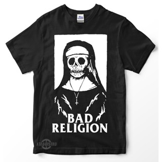 เสื้อยืด พิมพ์ลาย bad religion THE NUN พรีเมี่ยม สไตล์พังก์