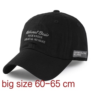 หมวกเบสบอล กันแดด ขนาดใหญ่ 59-63 ซม. สไตล์เกาหลี สําหรับผู้ชาย และผู้หญิงวัยกลางคน